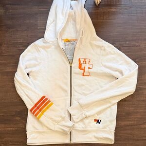 Aviator Nation White Hoodie University of Tennessee